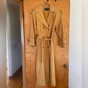 Gallery Women's Mustard Trench Coat